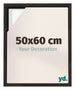 Lyon MDF Baklijst 50x60cm Chene Fonce De Face Mesure | Yourdecoration.fr
