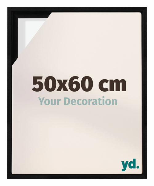Lyon MDF Baklijst 50x60cm Noir Mat De Face Mesure | Yourdecoration.fr