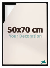 Lyon MDF Baklijst 50x70cm Noir Mat De Face Mesure | Yourdecoration.fr
