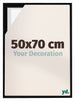 Lyon MDF Baklijst 50x70cm Noir Mat De Face Mesure | Yourdecoration.fr