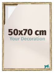 Lyon MDF Baklijst 50x70cm Or Antique De Face Mesure | Yourdecoration.fr