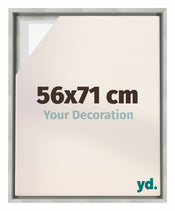 Lyon MDF Baklijst 56x71cm Argent Mat De Face Mesure | Yourdecoration.fr