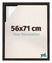 Lyon MDF Baklijst 56x71cm Chene Fonce De Face Mesure | Yourdecoration.fr
