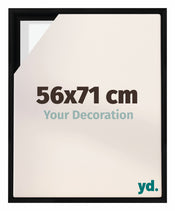 Lyon MDF Baklijst 56x71cm Noir Mat De Face Mesure | Yourdecoration.fr