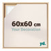 Lyon MDF Baklijst 60x60cm Hetre De Face Mesure | Yourdecoration.fr