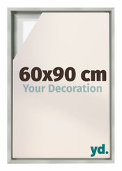 Lyon MDF Baklijst 60x90cm Argent Mat De Face Mesure | Yourdecoration.fr