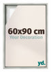 Lyon MDF Baklijst 60x90cm Argent Mat De Face Mesure | Yourdecoration.fr