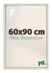 Lyon MDF Baklijst 60x90cm Blanc Mat De Face Mesure | Yourdecoration.fr