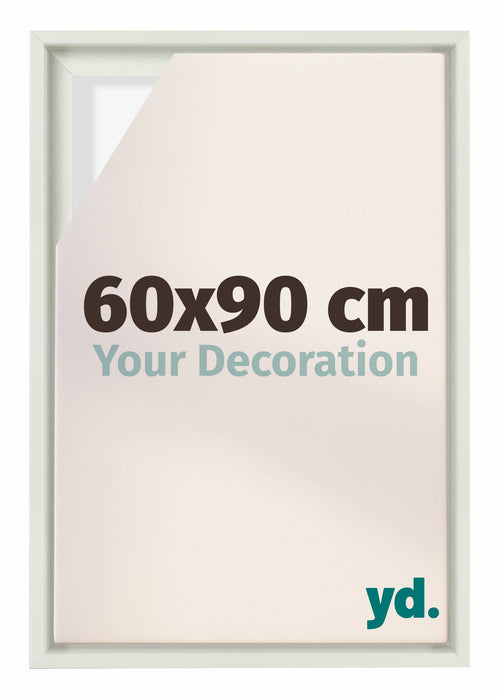 Lyon MDF Baklijst 60x90cm Blanc Mat De Face Mesure | Yourdecoration.fr