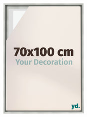 Lyon MDF Baklijst 70x100cm Argent Mat De Face Mesure | Yourdecoration.fr