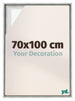 Lyon MDF Baklijst 70x100cm Argent Mat De Face Mesure | Yourdecoration.fr