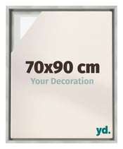 Lyon MDF Baklijst 70x90cm Argent Mat De Face Mesure | Yourdecoration.fr