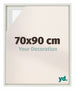 Lyon MDF Baklijst 70x90cm Blanc Mat De Face Mesure | Yourdecoration.fr