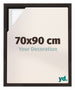 Lyon MDF Baklijst 70x90cm Chene Fonce De Face Mesure | Yourdecoration.fr