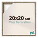 Lyon MDF Cadre Flottant 20x20cm Chene Sonoma De Face Mesure | Yourdecoration.fr