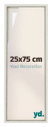 Lyon MDF Cadre Flottant 25x75cm White Wash De Face Mesure | Yourdecoration.fr