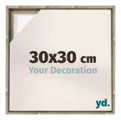 Lyon MDF Cadre Flottant 30x30cm Chene Sonoma De Face Mesure | Yourdecoration.fr