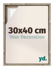 Lyon MDF Cadre Flottant 30x40cm Chene Sonoma De Face Mesure | Yourdecoration.fr