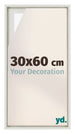 Lyon MDF Cadre Flottant 30x60cm White Wash De Face Mesure | Yourdecoration.fr