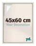 Lyon MDF Cadre Flottant 45x60cm White Wash De Face Mesure | Yourdecoration.fr