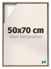 Lyon MDF Cadre Flottant 50x70cm Chene Sonoma De Face Mesure | Yourdecoration.fr