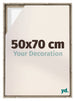 Lyon MDF Cadre Flottant 50x70cm Chene Sonoma De Face Mesure | Yourdecoration.fr