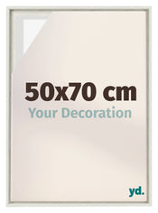 Lyon MDF Cadre Flottant 50x70cm White Wash De Face Mesure | Yourdecoration.fr