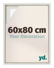 Lyon MDF Cadre Flottant 60x80cm White Wash De Face Mesure | Yourdecoration.fr