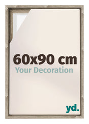 Lyon MDF Cadre Flottant 60x90cm Chene Sonoma De Face Mesure | Yourdecoration.fr