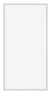 Miami Aluminium Cadre Photo 30x60cm Argent Mat De Face | Yourdecoration.fr
