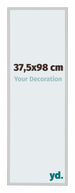Miami Aluminium Cadre Photo 37 5x98cm Argent Mat De Face Mesure | Yourdecoration.fr