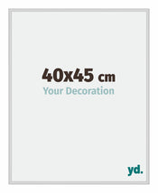 Miami Aluminium Cadre Photo 40x45cm Argent Mat De Face Mesure | Yourdecoration.fr