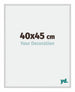 Miami Aluminium Cadre Photo 40x45cm Argent Mat De Face Mesure | Yourdecoration.fr