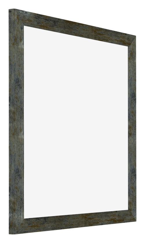 Mura MDF Cadre Photo 20x20cm Bleu Or Mélangé De Face Oblique | Yourdecoration.fr