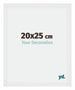 Mura MDF Cadre Photo 20x25cm Blanc Brillant De Face Mesure | Yourdecoration.fr