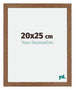 Mura MDF Cadre Photo 20x25cm Chêne Rustique De Face Mesure | Yourdecoration.fr
