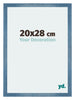 Mura MDF Cadre Photo 20x28cm Bleu Brillant Geveegd De Face Mesure | Yourdecoration.fr