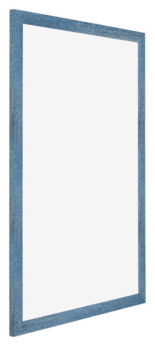 Mura MDF Cadre Photo 20x28cm Bleu Brillant Geveegd De Face Oblique | Yourdecoration.fr