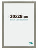 Mura MDF Cadre Photo 20x28cm Gris De Face Mesure | Yourdecoration.fr