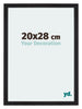 Mura MDF Cadre Photo 20x28cm Noir Grain De Bois De Face Mesure | Yourdecoration.fr