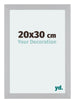 Mura MDF Cadre Photo 20x30cm Argent Mat De Face Mesure | Yourdecoration.fr