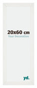 Mura MDF Cadre Photo 20x60cm Blanc Balayé De Face Mesure | Yourdecoration.fr