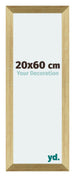 Mura MDF Cadre Photo 20x60cm Or Brillant De Face Mesure | Yourdecoration.fr
