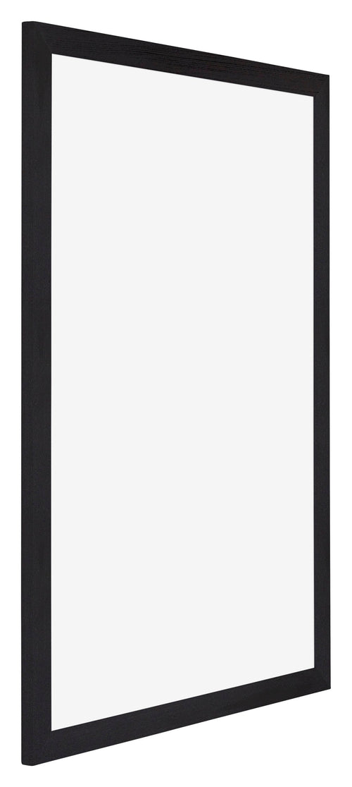 Mura MDF Cadre Photo 21x30cm Noir Grain De Bois De Face Oblique | Yourdecoration.fr