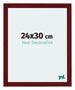 Mura MDF Cadre Photo 24x30cm Bordeaux Balayé De Face Mesure | Yourdecoration.fr
