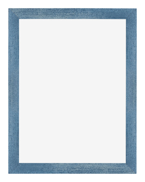 Mura MDF Cadre Photo 24x32cm Bleu Brillant Patiné De Face | Yourdecoration.fr
