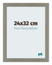 Mura MDF Cadre Photo 24x32cm Gris De Face Mesure | Yourdecoration.fr