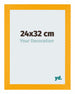 Mura MDF Cadre Photo 24x32cm Jaune De Face Mesure | Yourdecoration.fr
