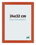 Mura MDF Cadre Photo 24x32cm Orange De Face Mesure | Yourdecoration.fr