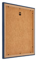 Mura MDF Cadre Photo 25x25cm Bleu Foncé Patine Arriere Oblique | Yourdecoration.fr